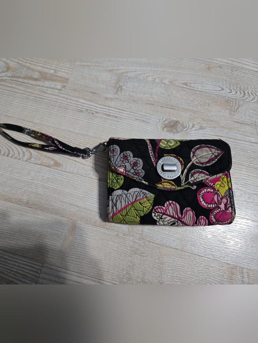 Vera Bradley Black Wristlet